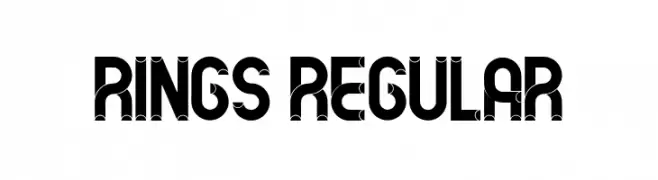 Rings Regular  Frei Schriftart Herunterladen