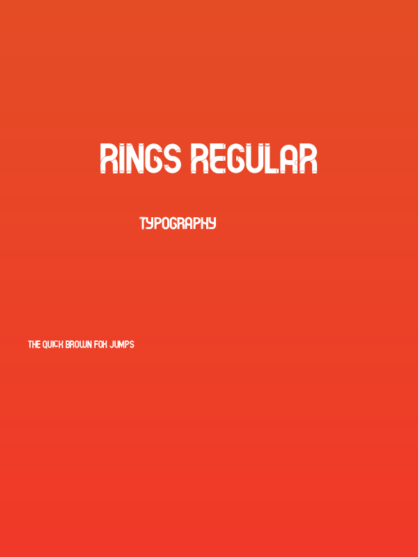 Rings Regular Poster