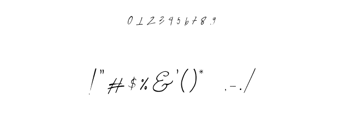 Ringston Haneul Demo Font OTHER CHARS