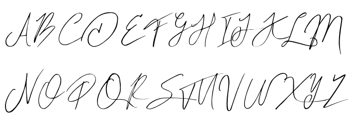 Ringston Haneul Demo Font UPPERCASE