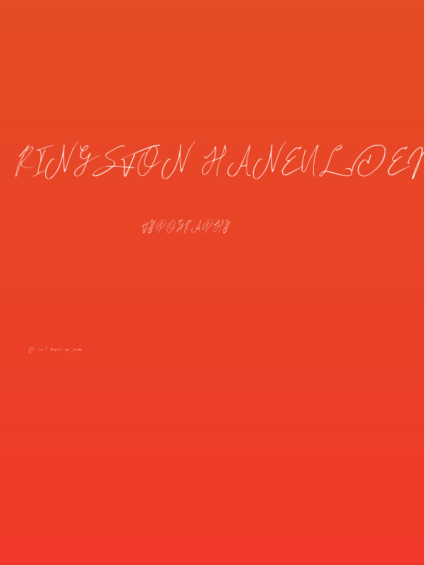 Ringston Haneul Demo Poster