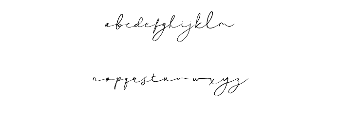 Ringston Haneul Demo Font LOWERCASE