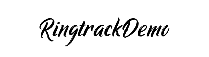 Ringtrack Demo  नि: शुल्क फ़ॉन्ट्स डाउनलोड
