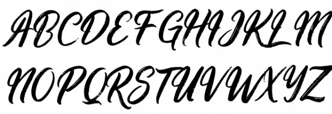 Ringtrack Demo Schriftart Groß