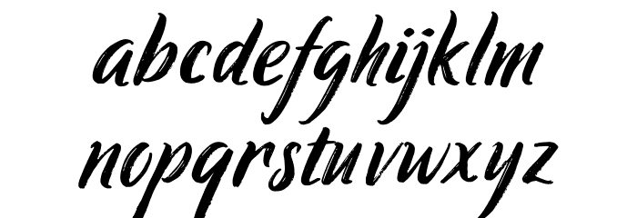 Ringtrack Demo Font LOWERCASE
