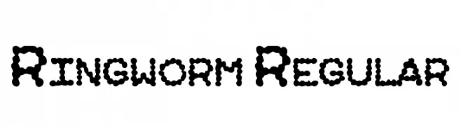 Ringworm-Regular  नि: शुल्क फ़ॉन्ट्स डाउनलोड
