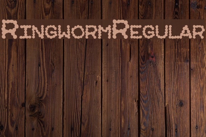 Ringworm-Regular Font examples