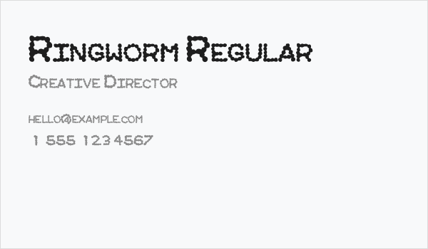 Ringworm-Regular Business Card