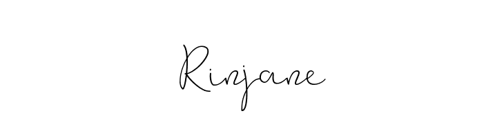 Rinjane  नि: शुल्क फ़ॉन्ट्स डाउनलोड