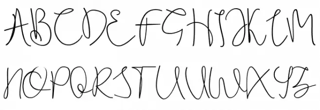 Rinjane Font Litere mari