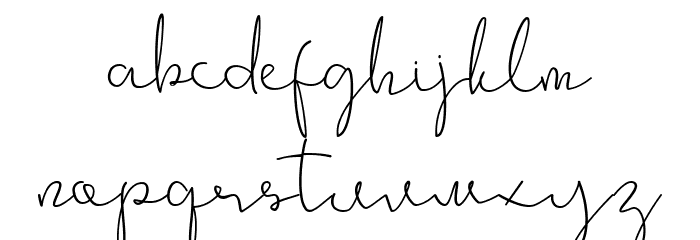 Rinjane Font LOWERCASE