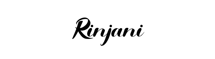 Rinjani  免费字体下载