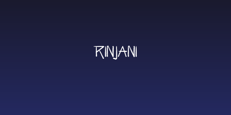 Rinjani Social Header