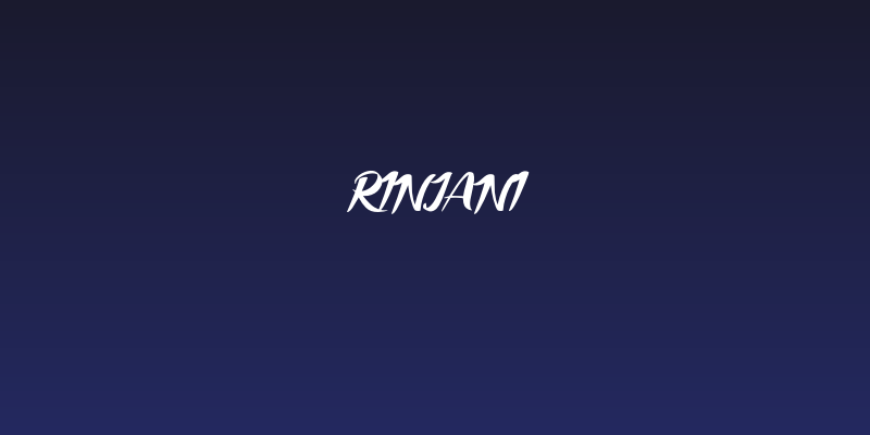 Rinjani Social Header