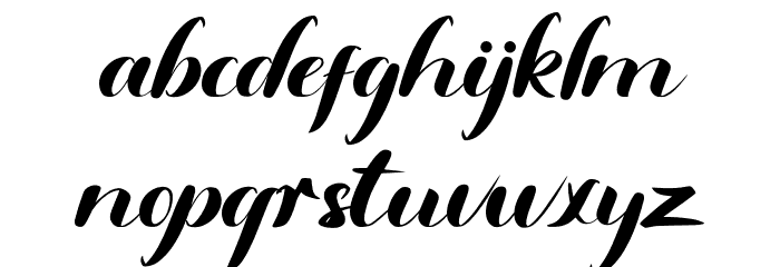 Rinjani Font LOWERCASE