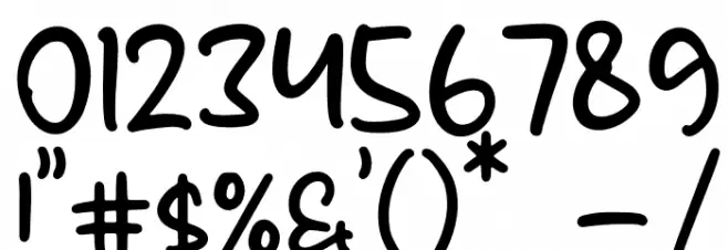 Rinkle Belle Font OTHER CHARS