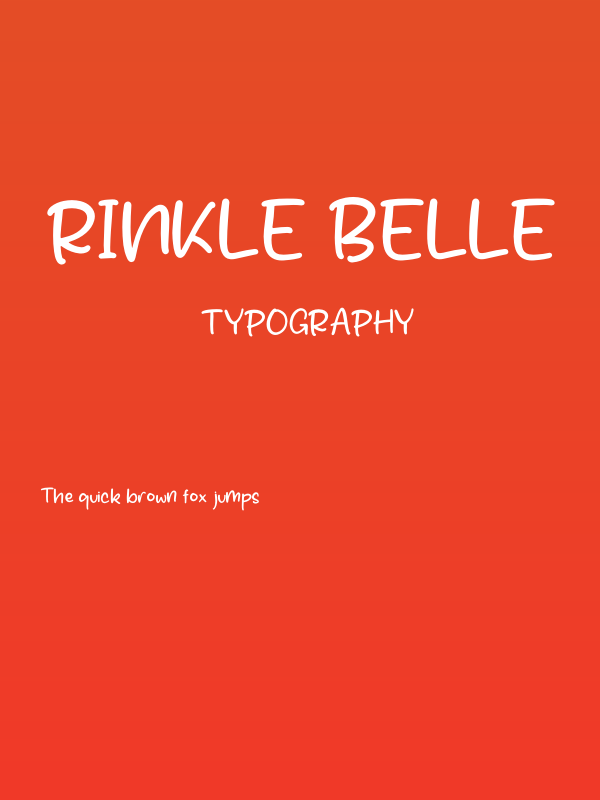 Rinkle Belle Poster