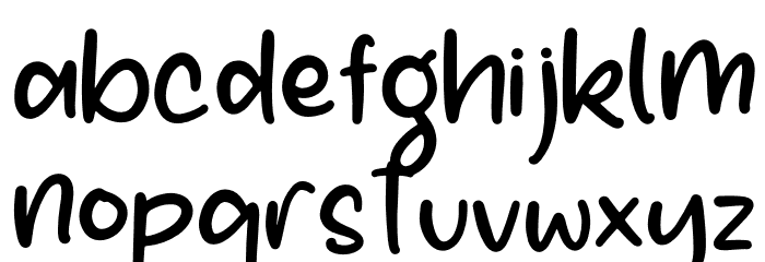 Rinkle Belle Font LOWERCASE