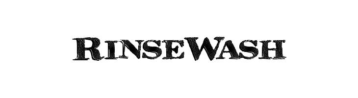 RinseWash Font