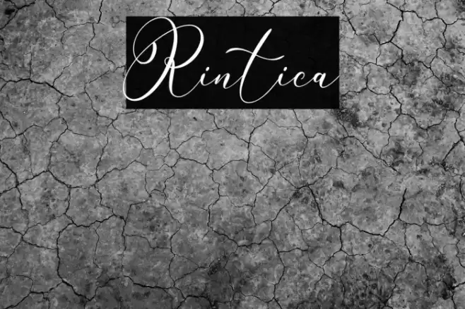 Rintica Font examples