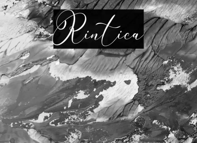 Rintica Font examples