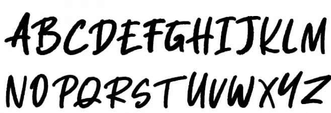 Rintjany Regular Schriftart Groß