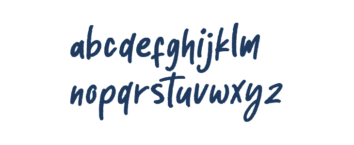 Rintjany Regular Lowercase