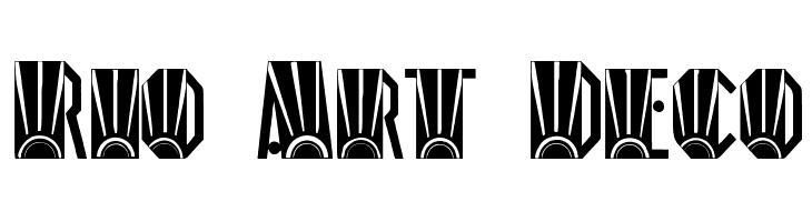 Rio Art Deco  フリーフォントのダウンロード