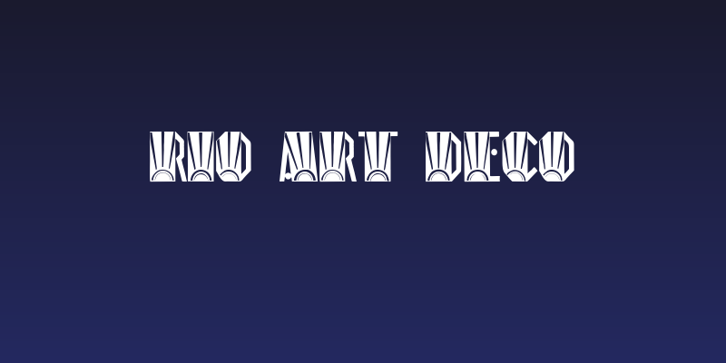 Rio Art Deco Social Header
