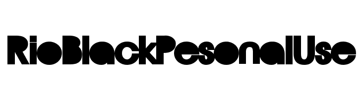 Rio Black Pesonal Use  Frei Schriftart Herunterladen