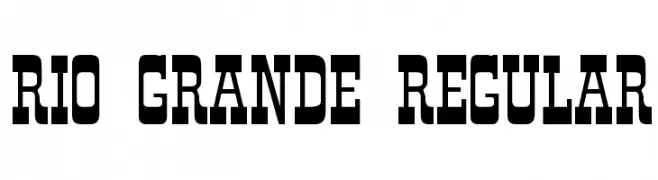 Rio Grande Regular  Frei Schriftart Herunterladen