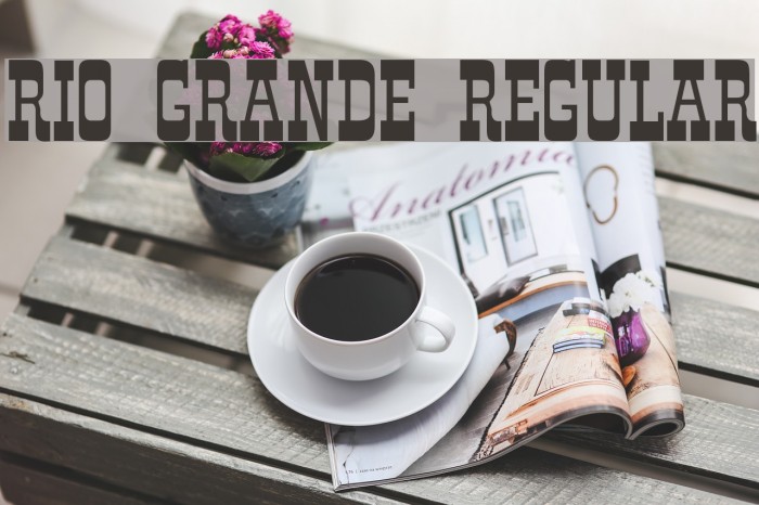 Rio Grande Regular Font examples