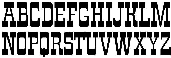 Rio Grande Regular Font LOWERCASE