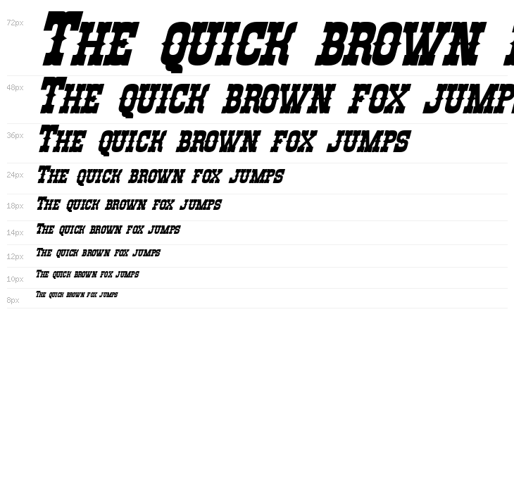 Rio Oro Bold Italic Waterfall