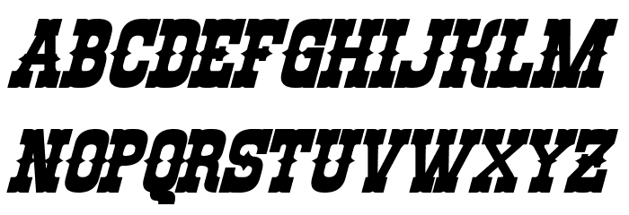 Rio Oro Bold Italic Font LOWERCASE