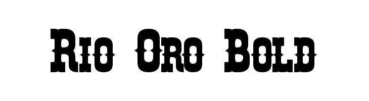 Rio Oro Bold Font