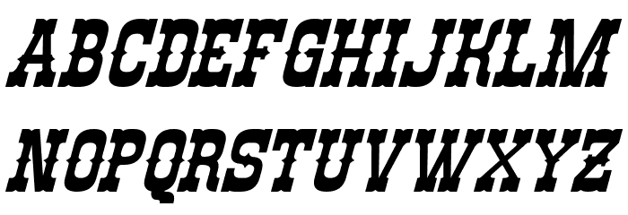 Rio Oro Italic Font LOWERCASE