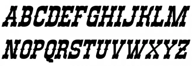 Rio Oro Italic फ़ॉन्ट लोअरकेस