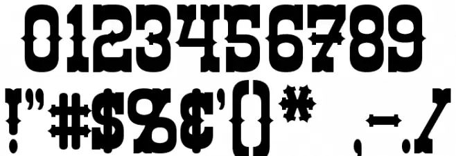 Rio Oro Font OTHER CHARS