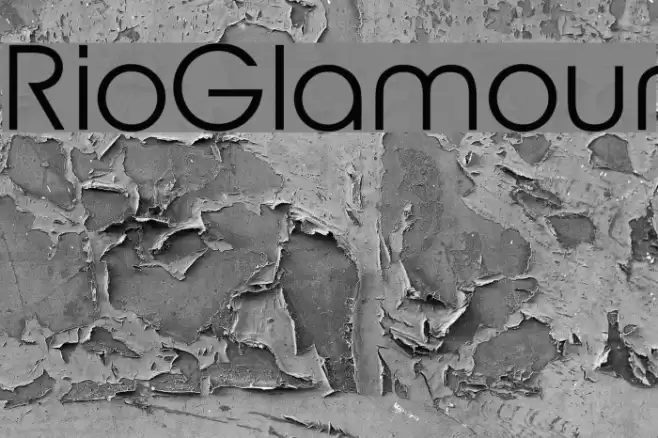 RioGlamour Font examples