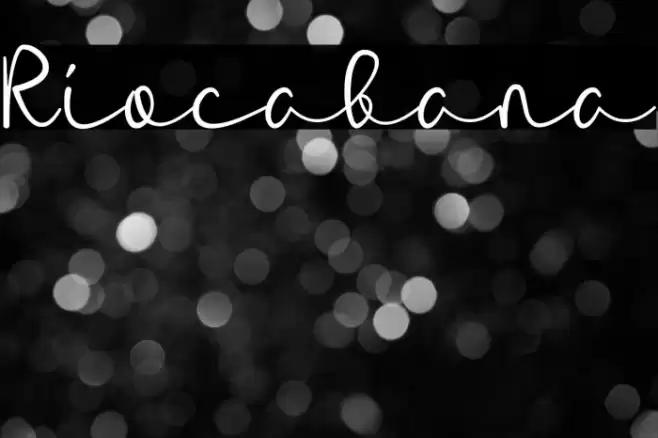 Riocabana Font examples
