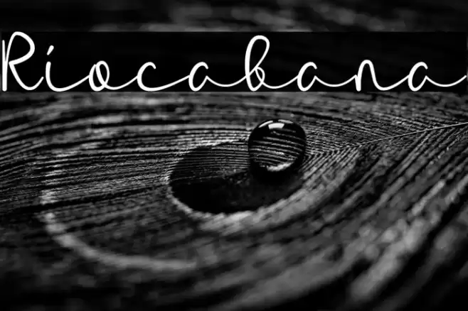 Riocabana Font examples