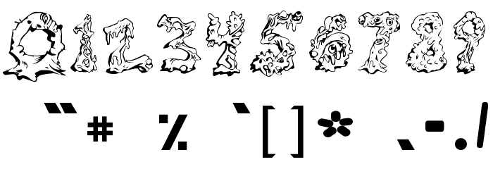 Riot Act Font OTHER CHARS