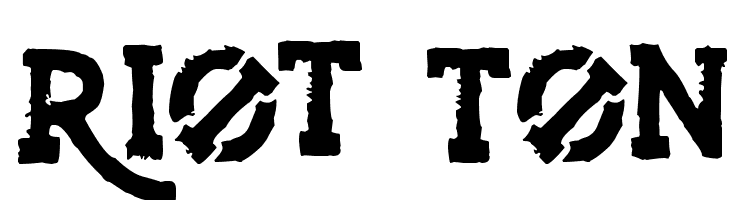 Riot Ton  免费字体下载