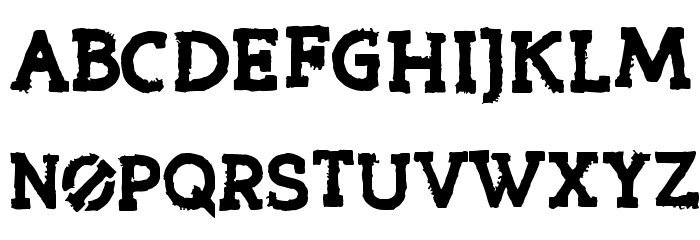 Riot Ton Font LOWERCASE