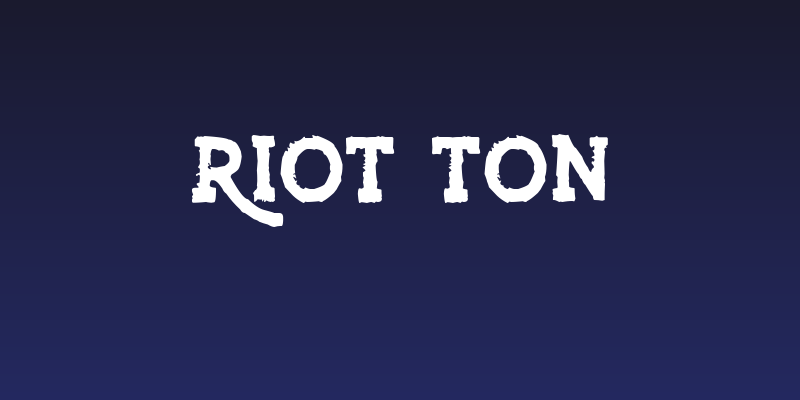 Riot Ton Social Header