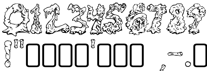 RiotActTwo-Regular Font OTHER CHARS