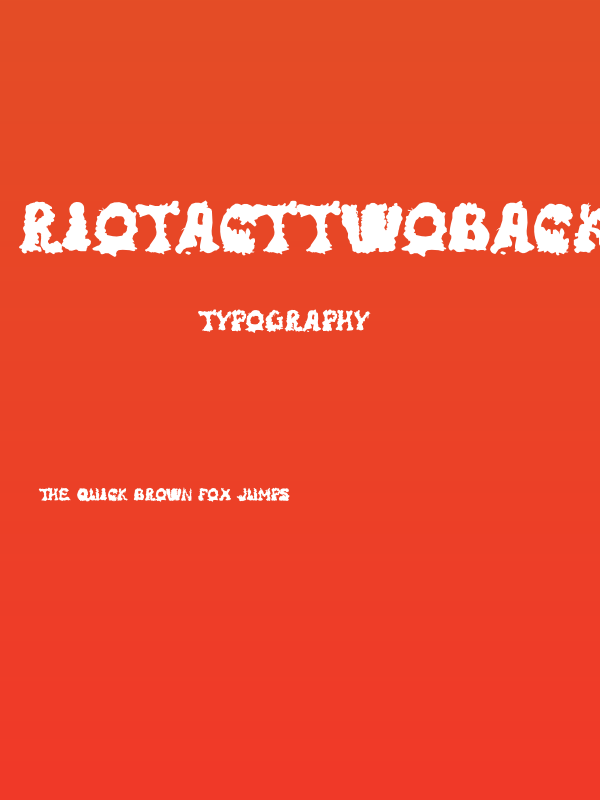 RiotActTwoBack-Regular Poster