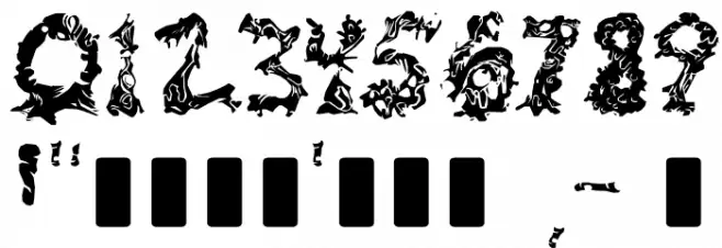 RiotActTwoFront-Regular Font OTHER CHARS