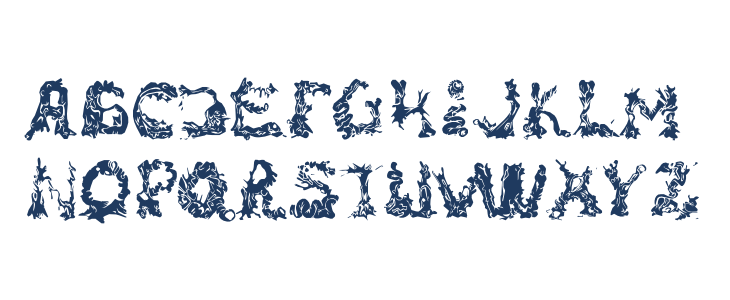 RiotActTwoFront-Regular Lowercase